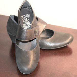 Rieker Antistress Velcro Heels Sz 10 1/2